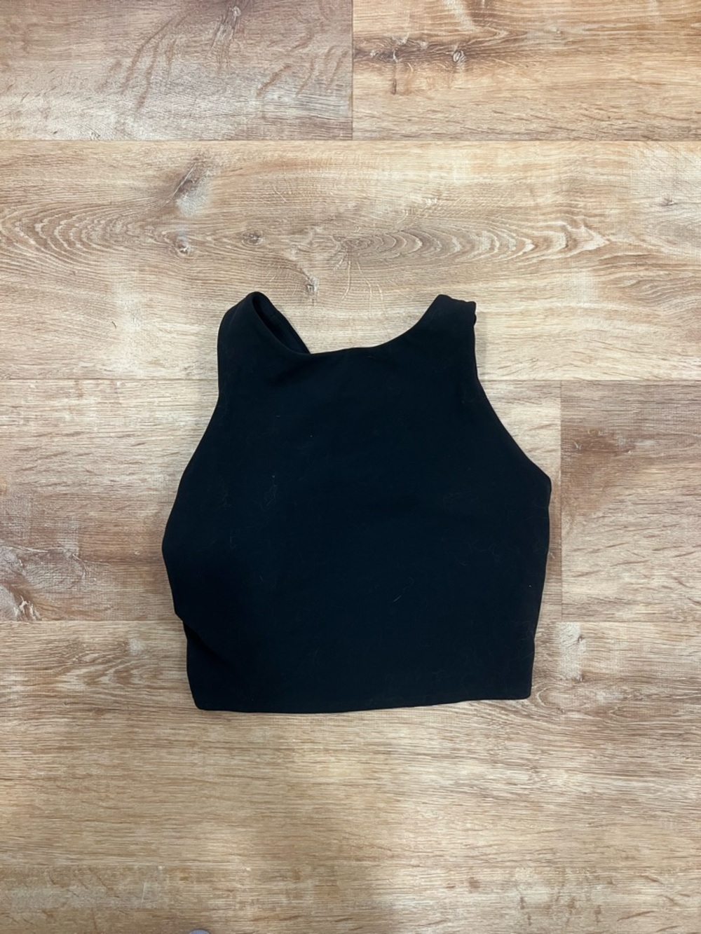 Athleta Crop Sports Bra Black